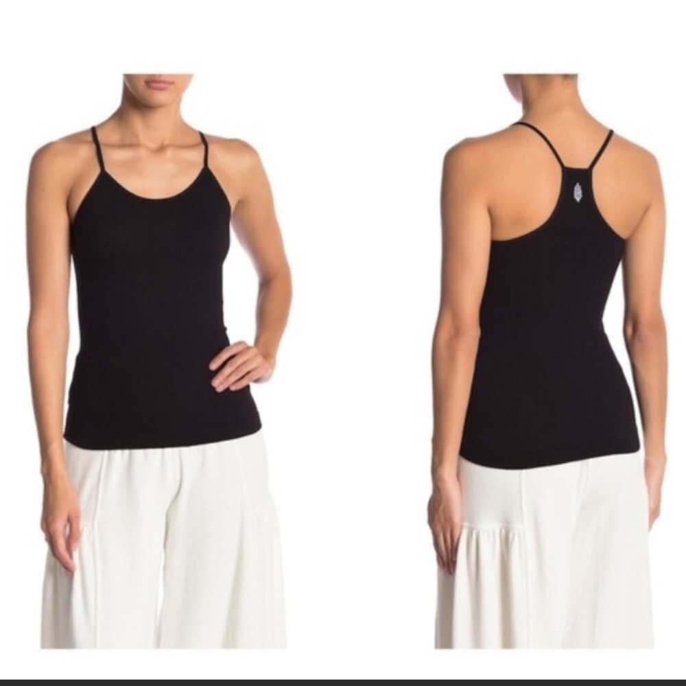 NWOT Free People Ribbed Racer Tank